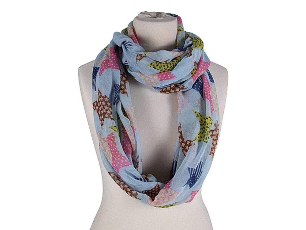 Loop Modeschal Damen Schal Sterne