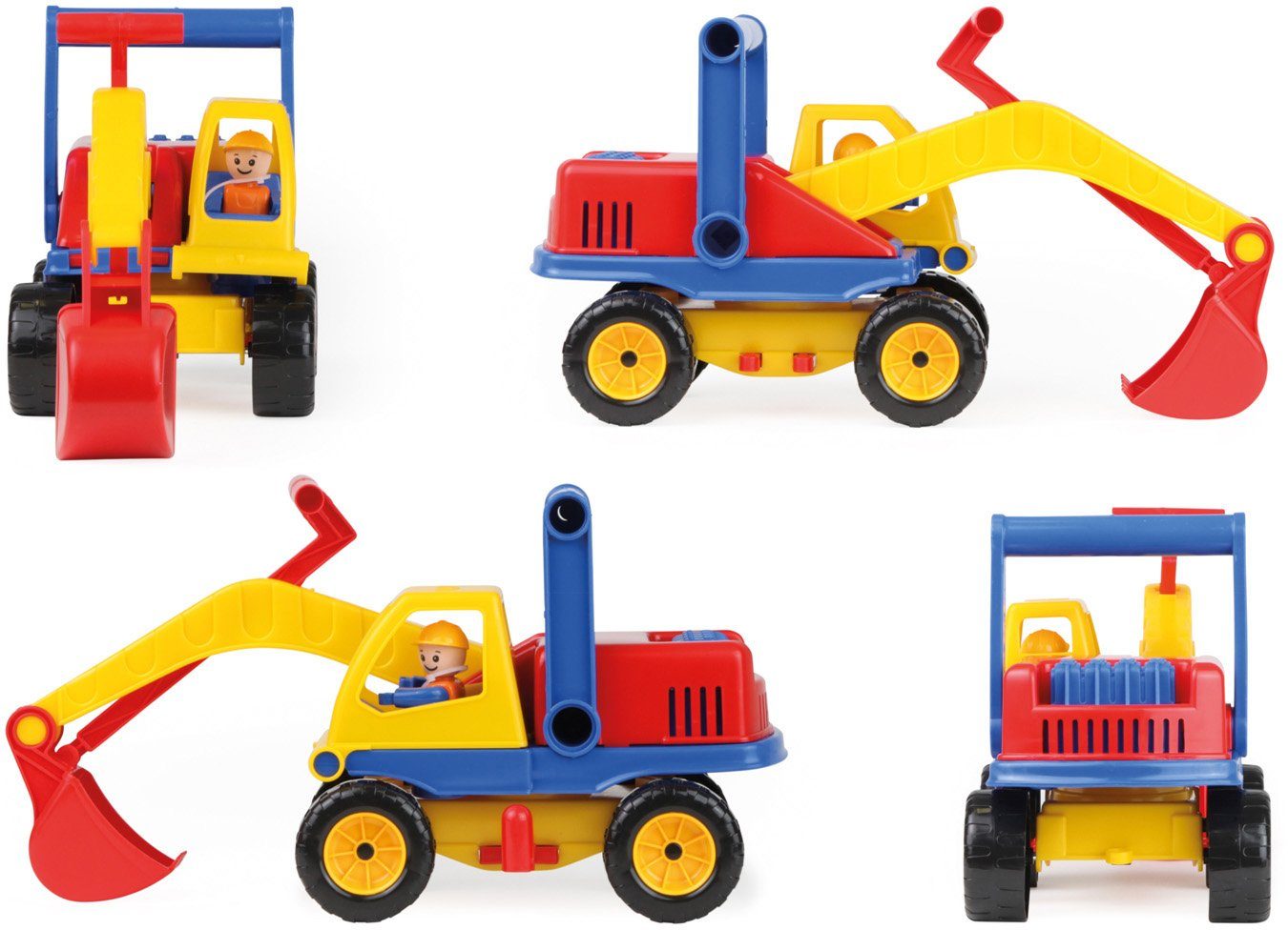 Lena® Spielzeug-Bagger Aktive, mit beweglichem Baggerarm und verstellbarem günstig online kaufen