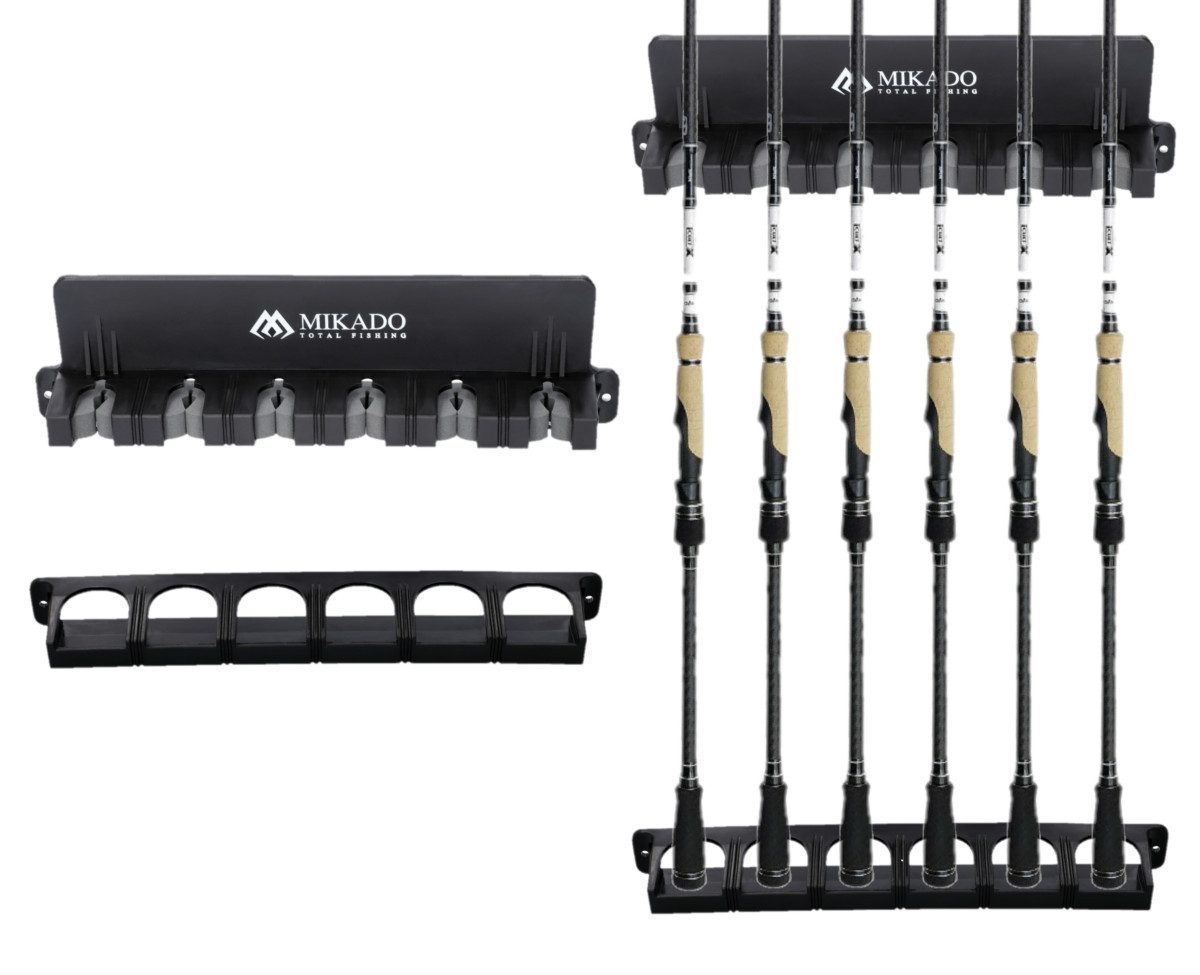 Rutenhalter VERTICAL Rod Rack Rutenhalter für 6 Ruten Rutenständer