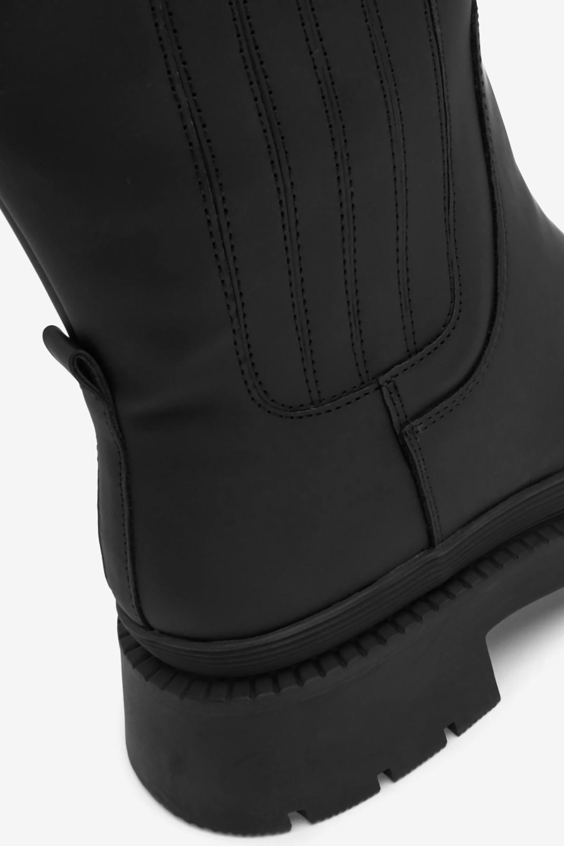Black (1-tlg) Comfort® Gummierte Next Forever Profilsohle Stiefel mit Stiefel
