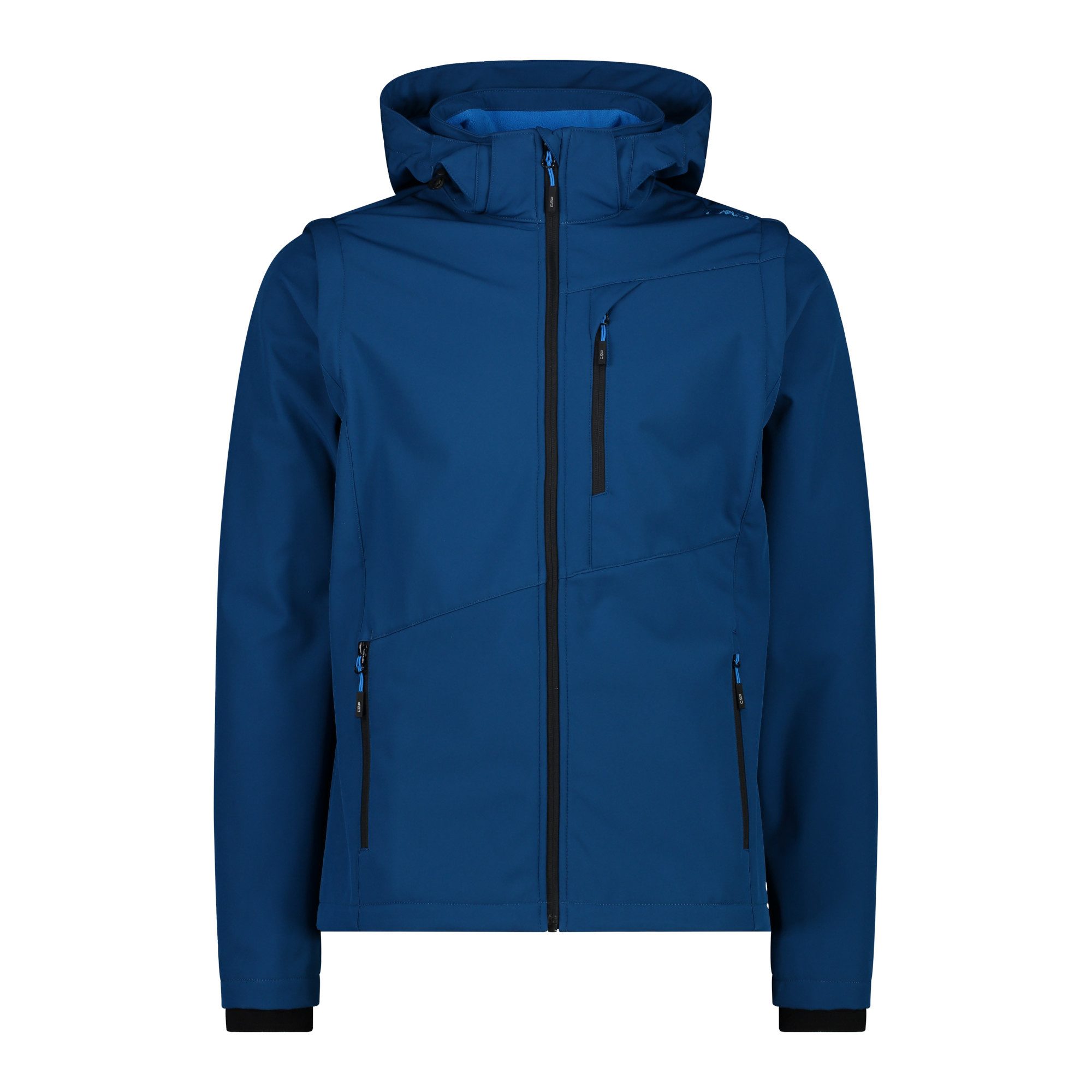Softshelljacke CMP Herren Softshelljacke MAN JACKET ZIP HOOD WITH DETAC 33A1827
