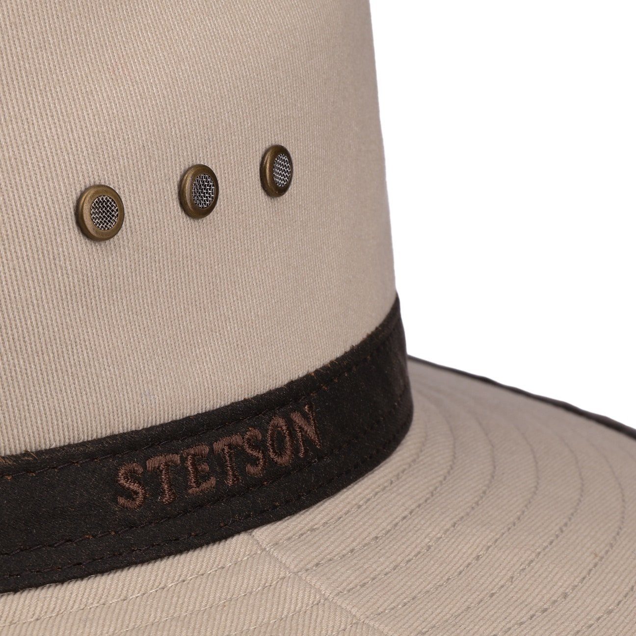 Stetson Sonnenhut (1-St) Traveller mit Lederband