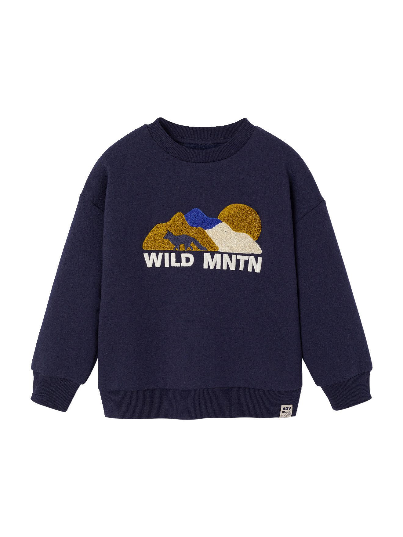 vertbaudet Fleecepullover Sweatshirt WILD MNTN Jungen