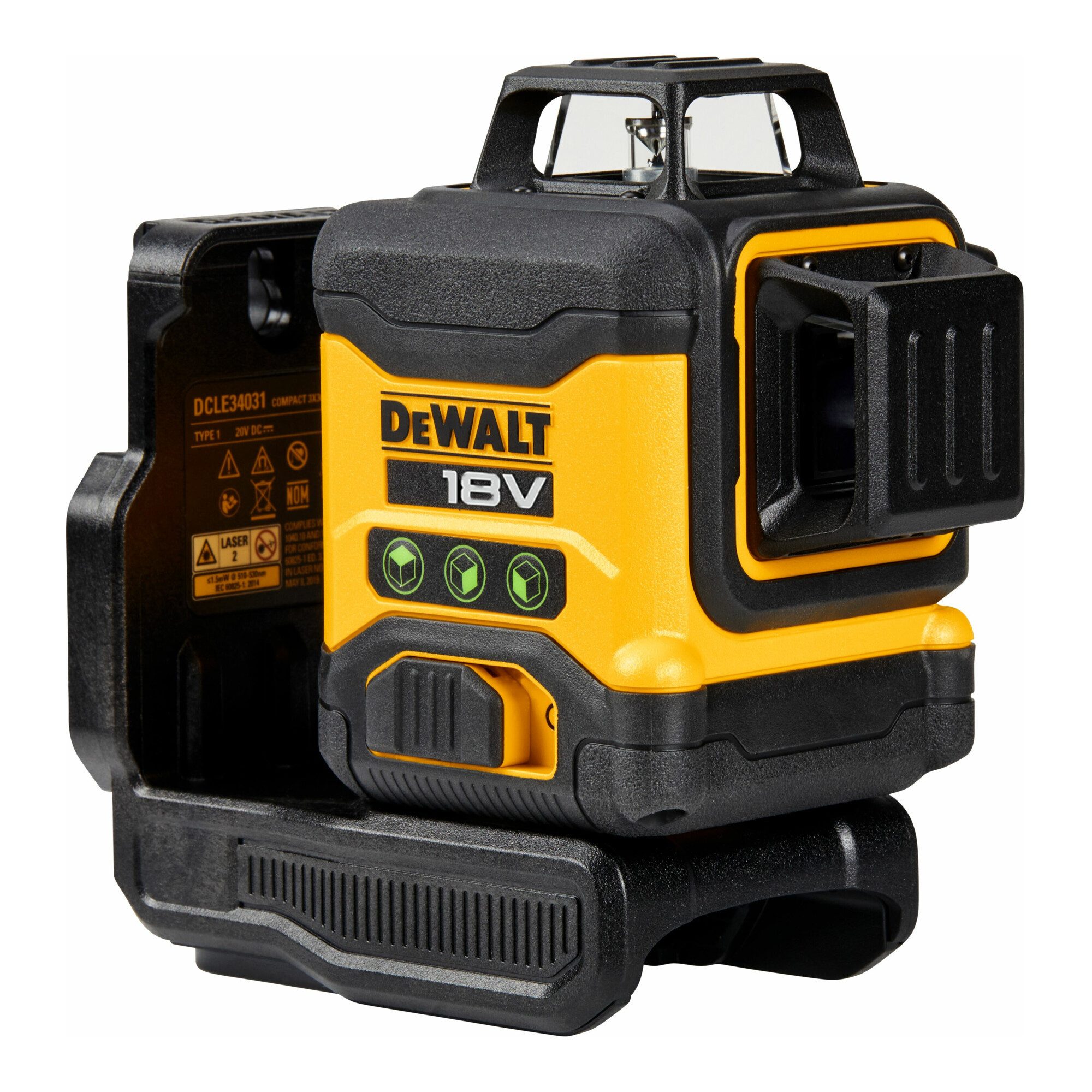 DeWalt Lasermessgerät DEWALT 18 Volt Akku-Multilinienlaser 3x360° - Basisversion DCLE34031N-