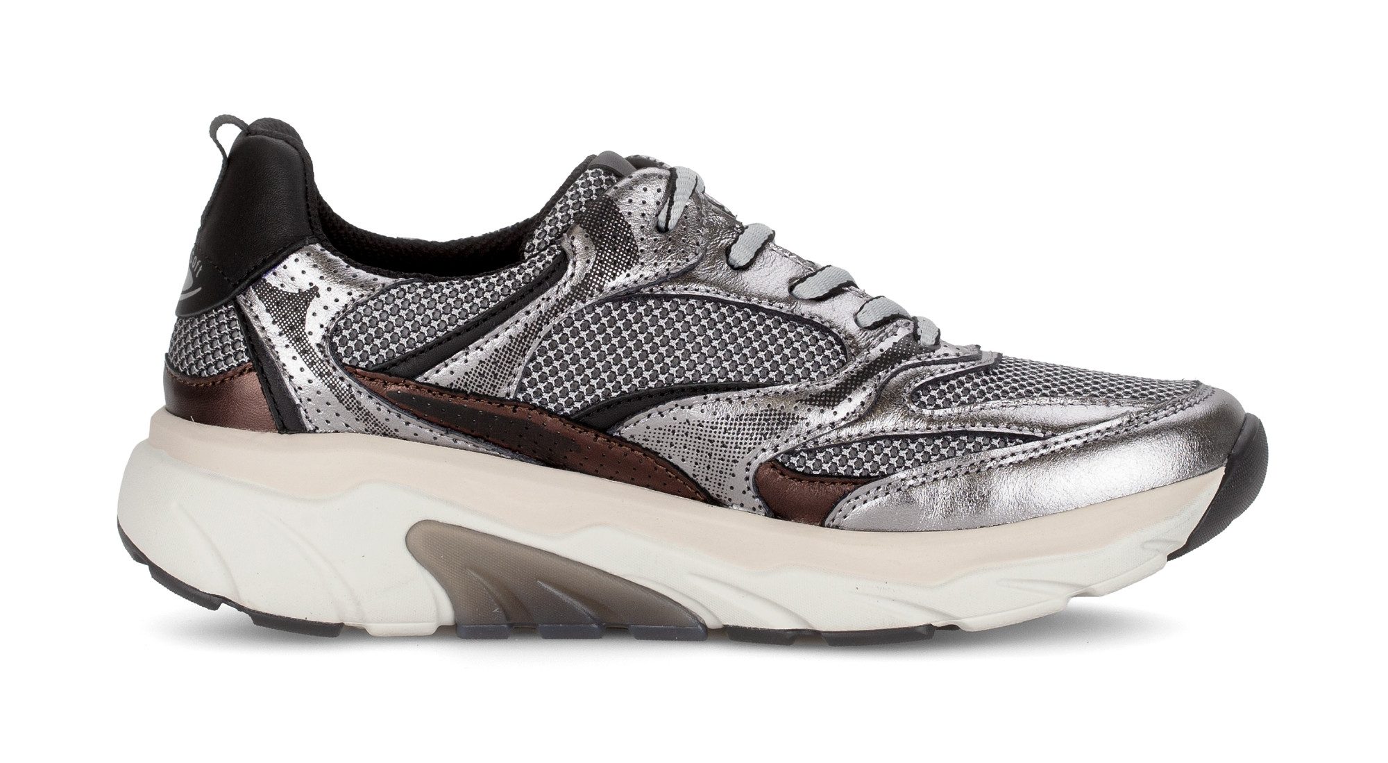 rollingsoft Keilsneaker, Freizeitschuh, Halbschuh, Schnürschuh mit herausnehmbarem Fußbett