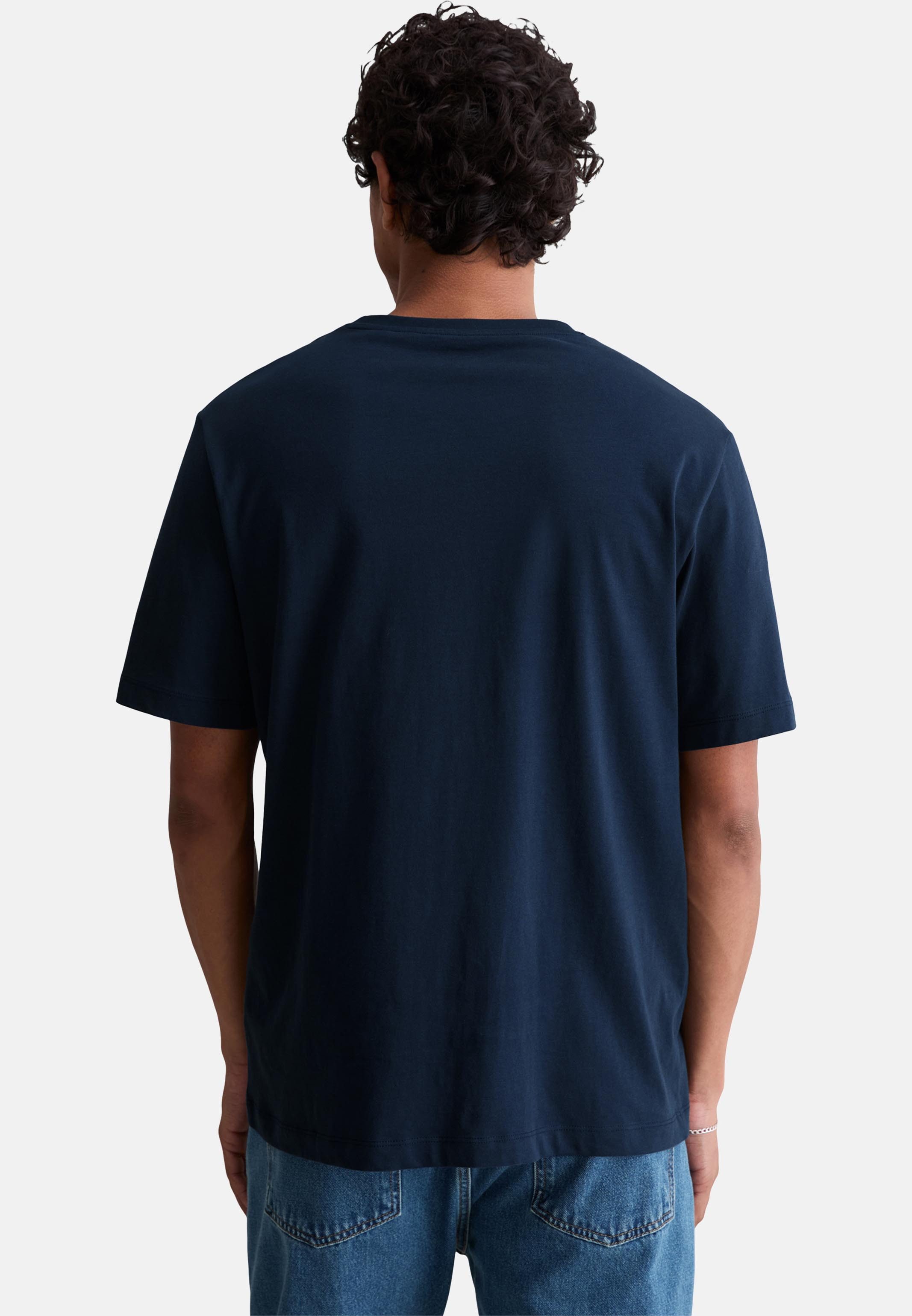 Marc O'Polo DENIM T-Shirt 2er Pack Basic (Spar-Set, 2-tlg) T-Shirt - Baumwolle - Atmungsaktiv - Weiche Baumwolle