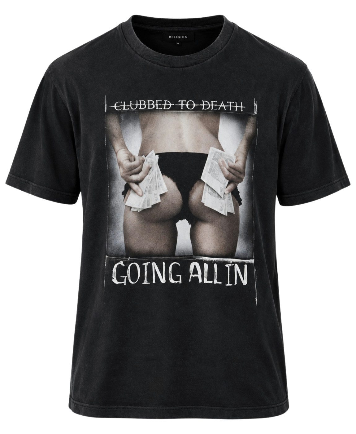 Religion T-Shirt RELIGION Clothing Herren T-Shirt GOING ALL IN-Schwarz-XXL