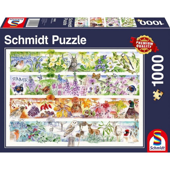 Schmidt Spiele Puzzle Jahreszeiten. 1.000 Teile Puzzleteile
