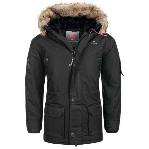 Höhenhorn Winterjacke Höhenhorn Hochkönig Herren Winter Jacke Parka Parker mit Kunstfell abnehmbares Kunstfell