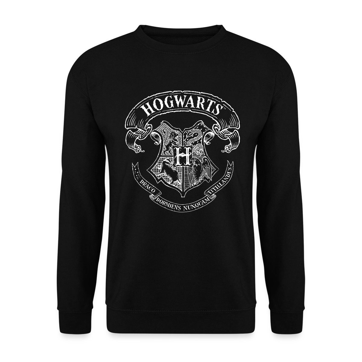 Sweatshirt Harry Potter Hogwarts Wappen Zeichnung Unisex Pullover