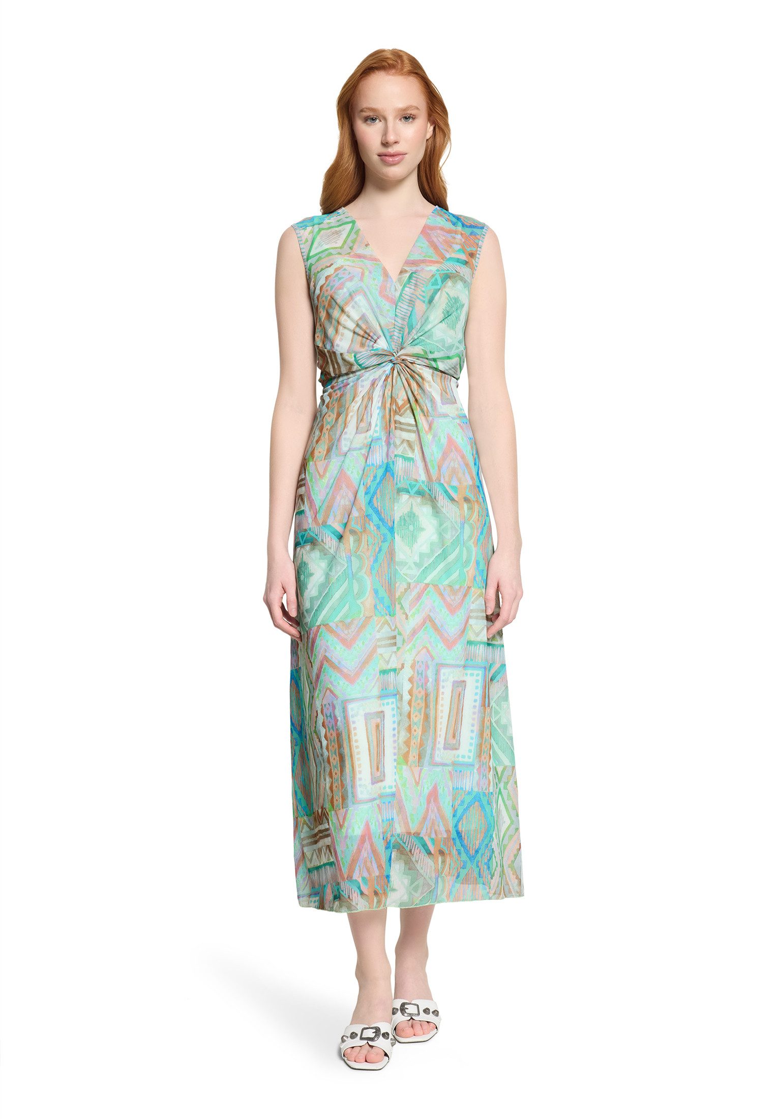 Cartoon Midikleid Damen ohne Arm