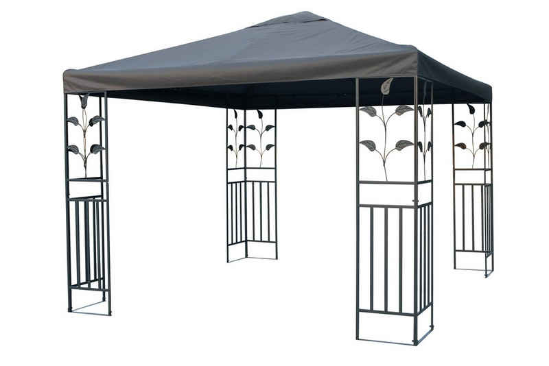 Spetebo Pavillon-Ersatzdach Ersatzdach mit PVC-Beschichtung - anthrazit, (Stück, Ersatzdach), PVC Pavillondach wasserdicht