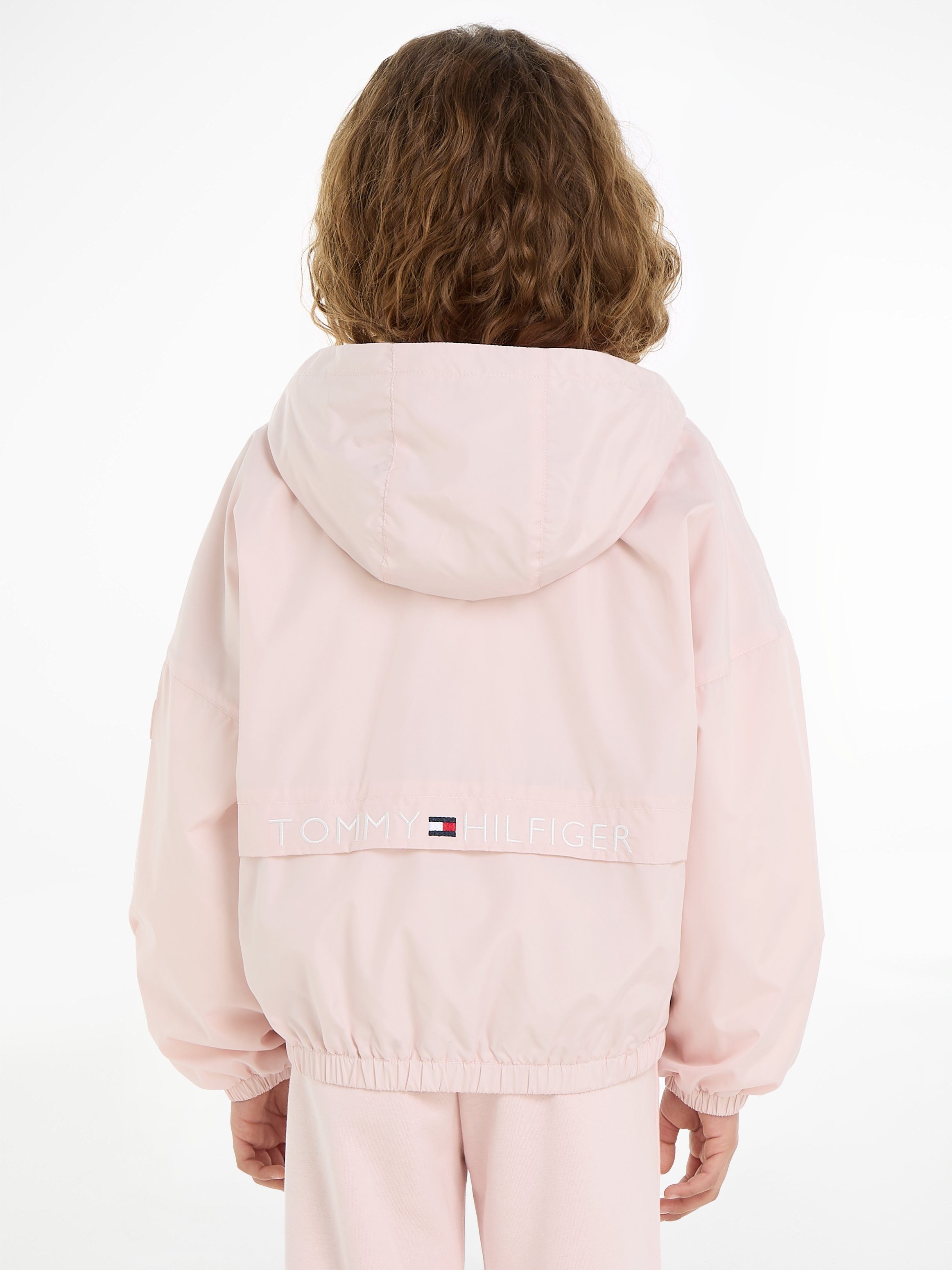 Hilfiger Pink bis ESSENTIAL Jahre Tommy LW JACKET 16 Kinder Whimsy Windbreaker