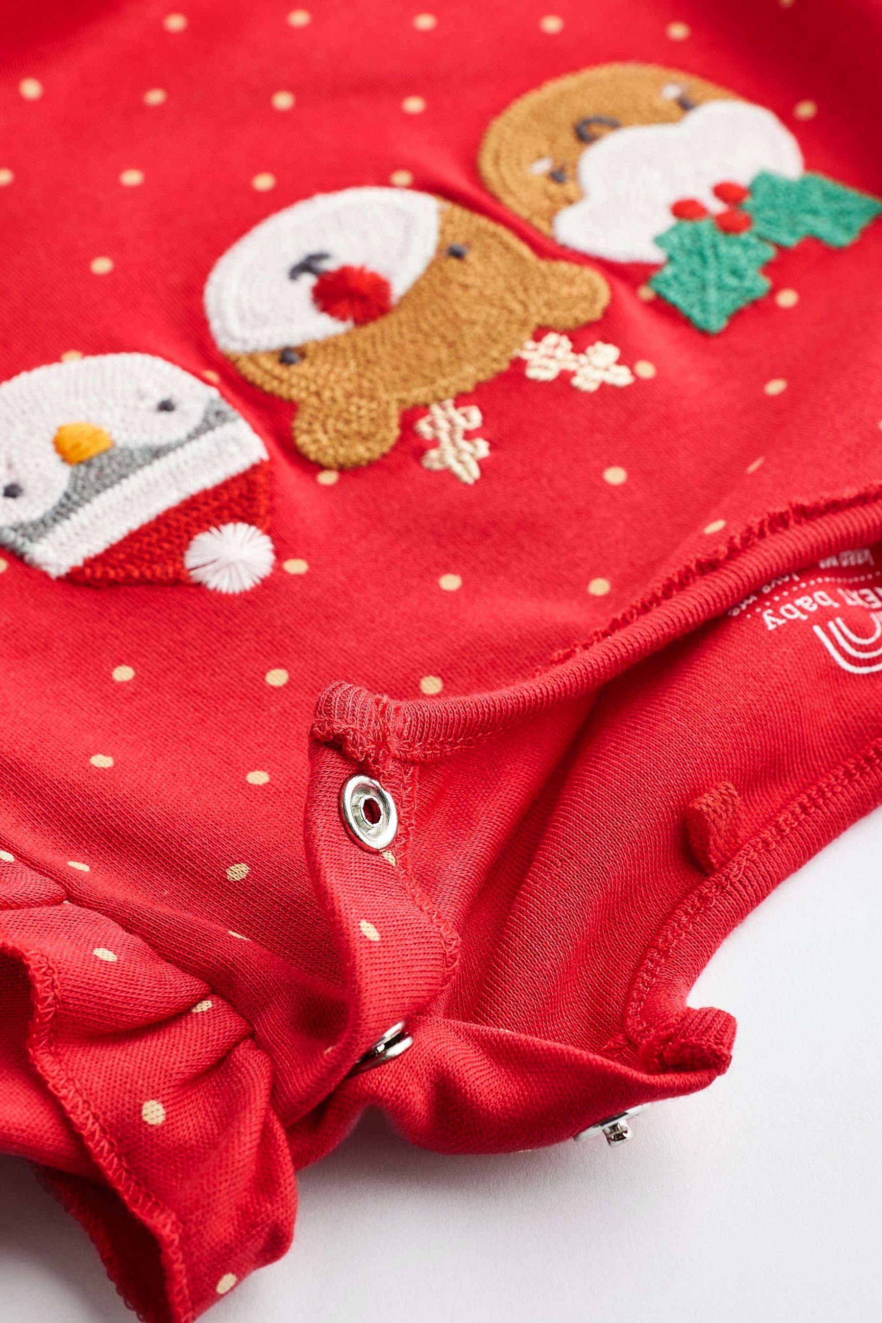 Next (1-tlg) Schlafoverall Weihnachtsmotiv Baby-Schlafanzug mit und Tutu