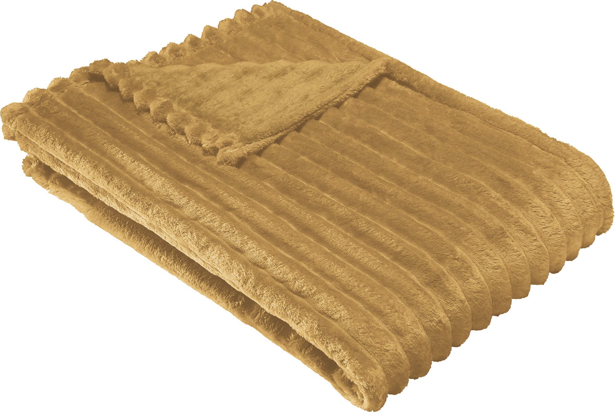 Wohndecke Wohndecke "Aosta", Erwin Müller, Fleece in Cordoptik Uni günstig online kaufen