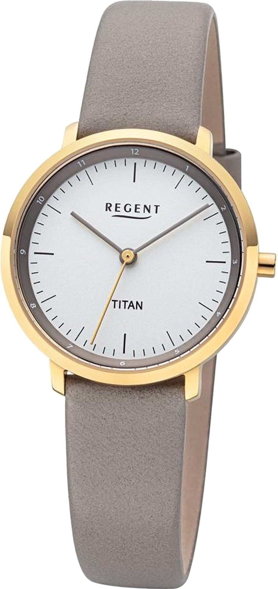 Regent Quarzuhr Regent Damen Titan-Armbanduhr Analog, (Analoguhr), Damen Ar günstig online kaufen
