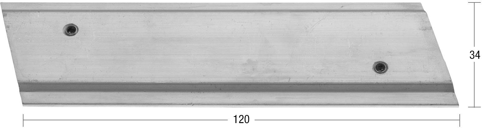 Schienenverbinder für Vorhangschienen Flächenvorhangprofil Smart 5 Lauf,  GARESA, (1-tlg), Aluminiumfarben