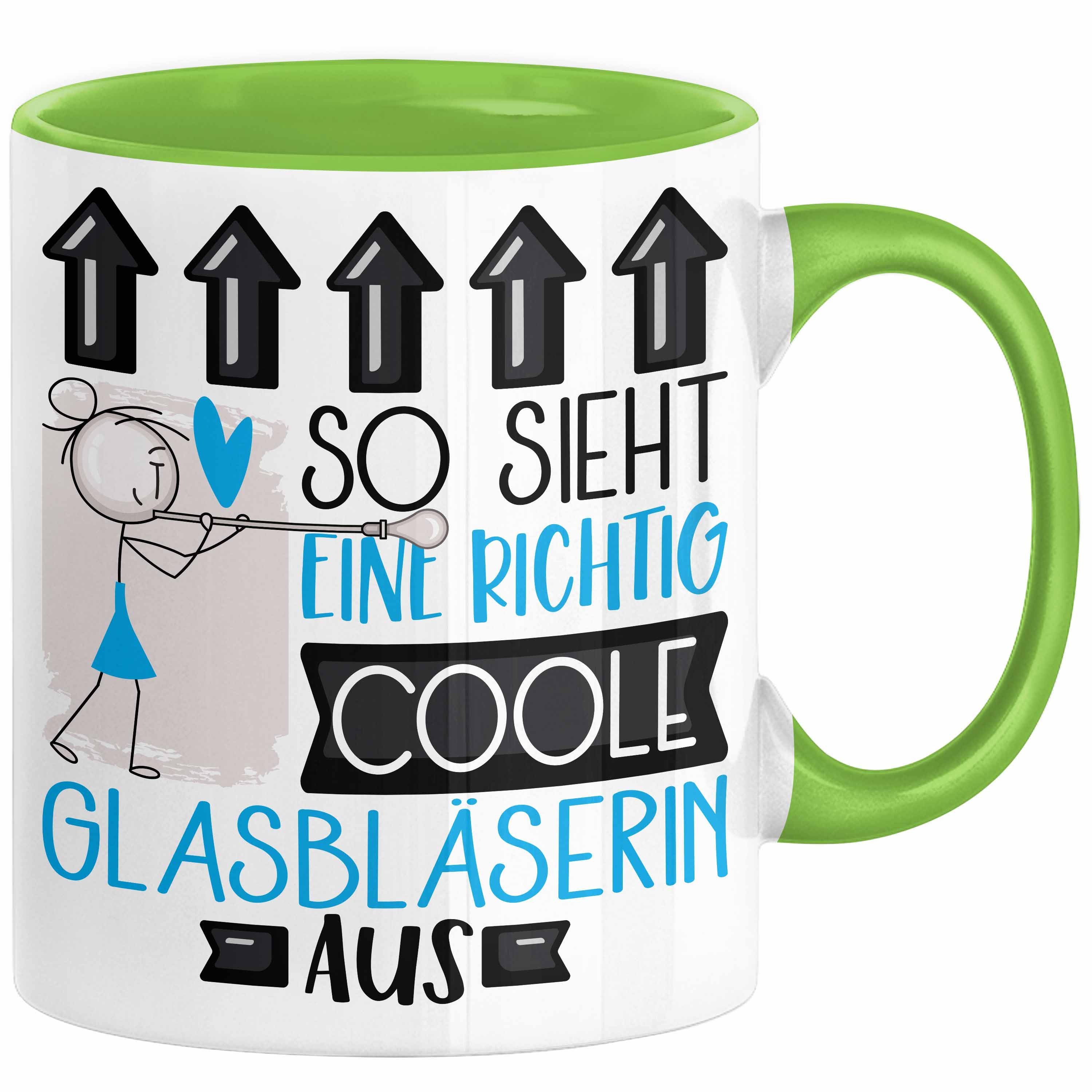 Tasse Glasbläserin Geschenk Tasse Geschenkidee für Glasbläserin Geburtstag W