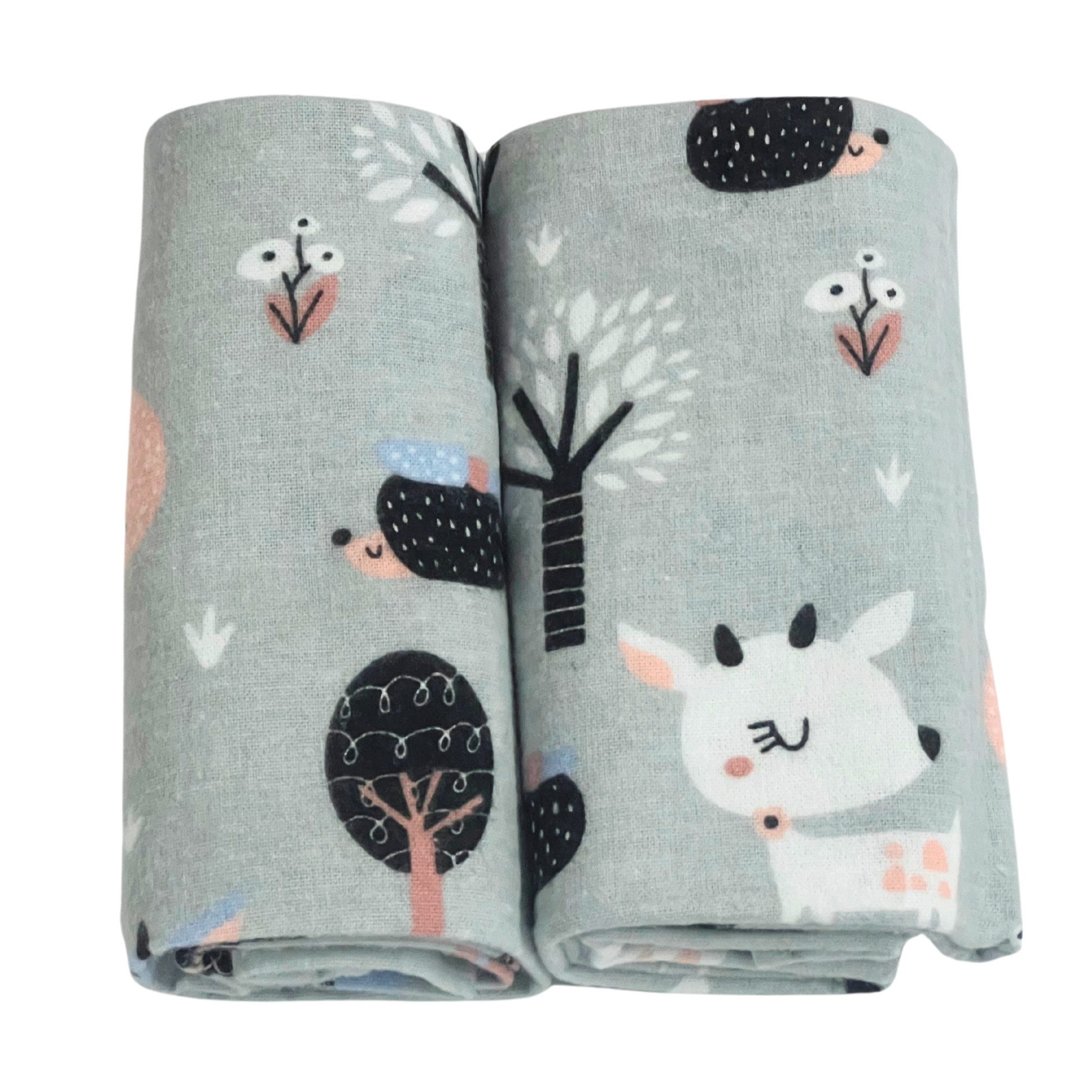 Babymajawelt Spucktuch Baby Moltontücher 2er Set, 70x80 cm - Kuscheltücher ver. Modelle, (Set, 2-tlg), Mehrfach verwendbar, Besonders sanft & Farbenfroh, Limited