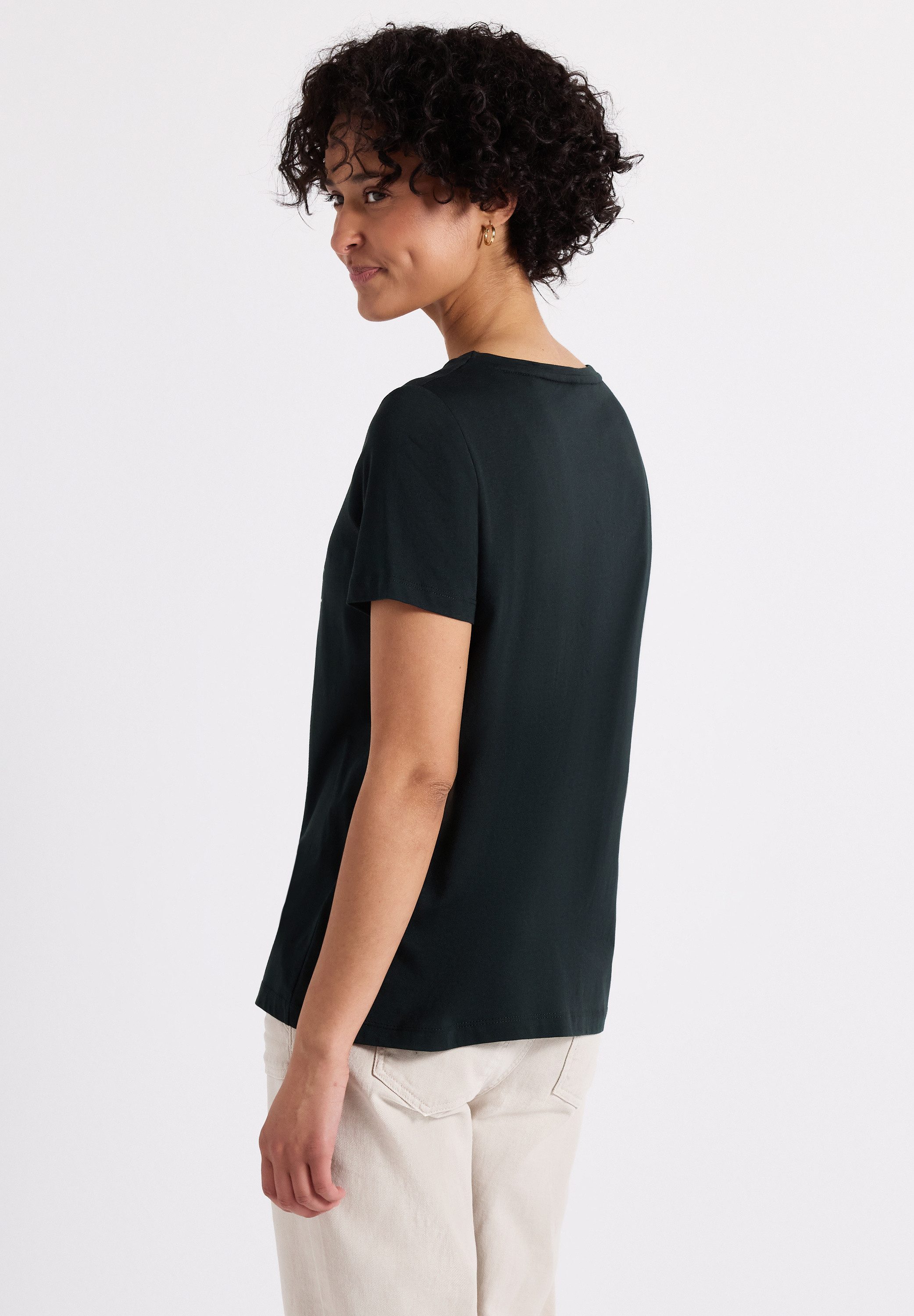 STREET ONE T-Shirt mit Wording Artwork günstig online kaufen