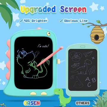 Mrichbez Zaubertafel Kinder Dinosaurier Cartoon Zeichentafel, LCD Schreibtafel, (1-tlg), Kleine Tafel zum Zeichnen und Malen zu Hause