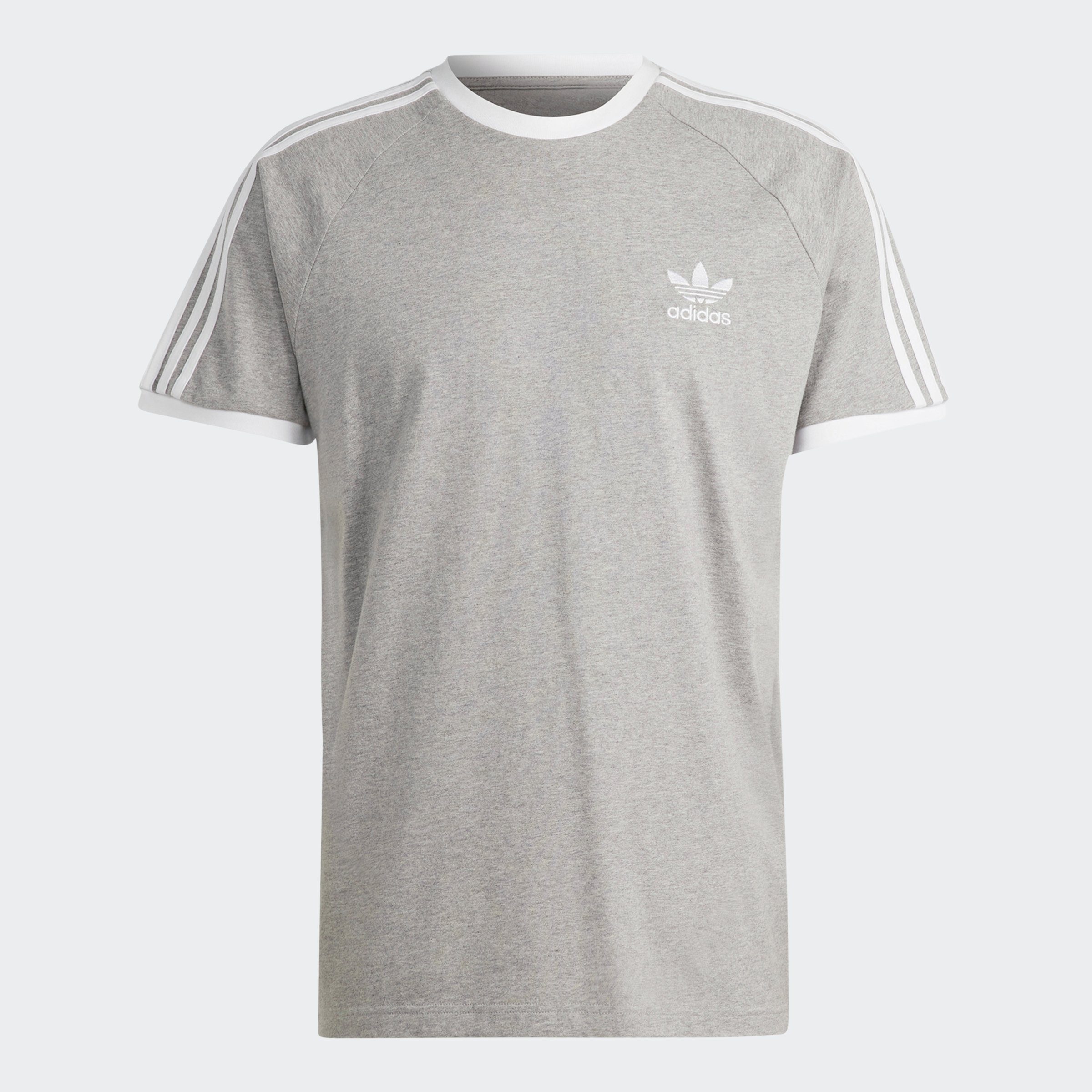 adidas Originals T-Shirt 3-STRIPES TEE schmale Passform, Kurzarm, mit kontrastierendem Saum, aus Baumwolle