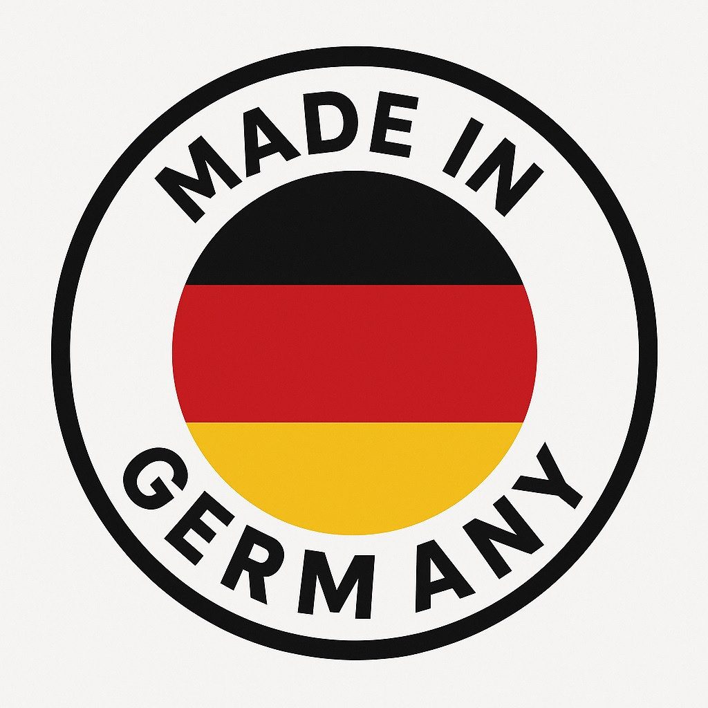 ALPFA Balkonkasten 80 cm terracotta mit Wasserspeicher Made in Germany Blumenkasten (Spar-Set, Balkonkasten mit Bewässerungssystem und Abstandshalter), wetterfest