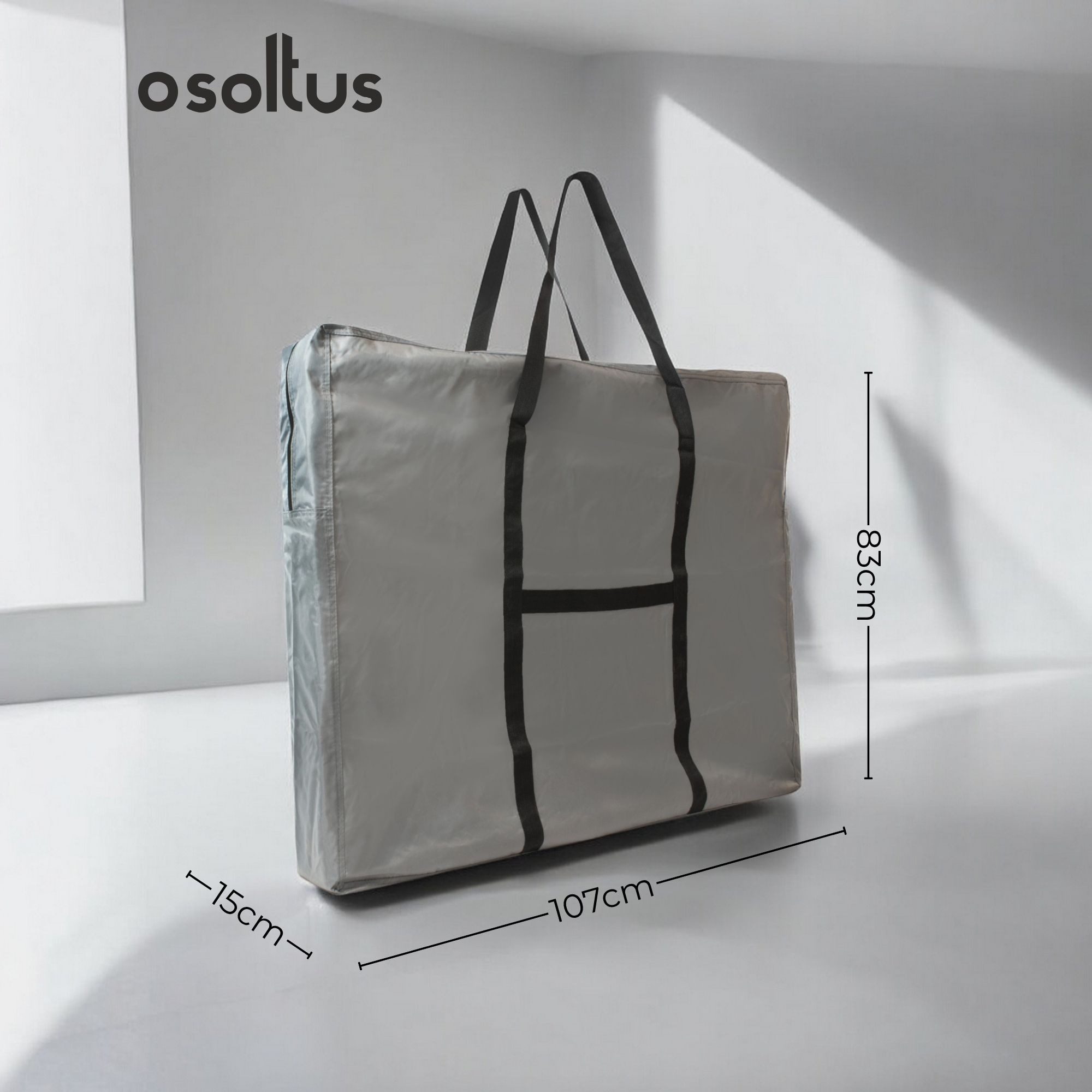 osoltus Gartenmöbel-Schutzhülle osoltus Transporttasche f. Lafuma Relax Liegen Camping Sessel 107 x – Bild 3 von 5