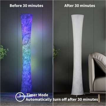 ANTEN LED Stehlampe 1,56m RGB LED Stehleuchte Dimmbar Standlampe mit Fernbedienung 18W, Wohnzimmer Farbwechsel Floor Lamp