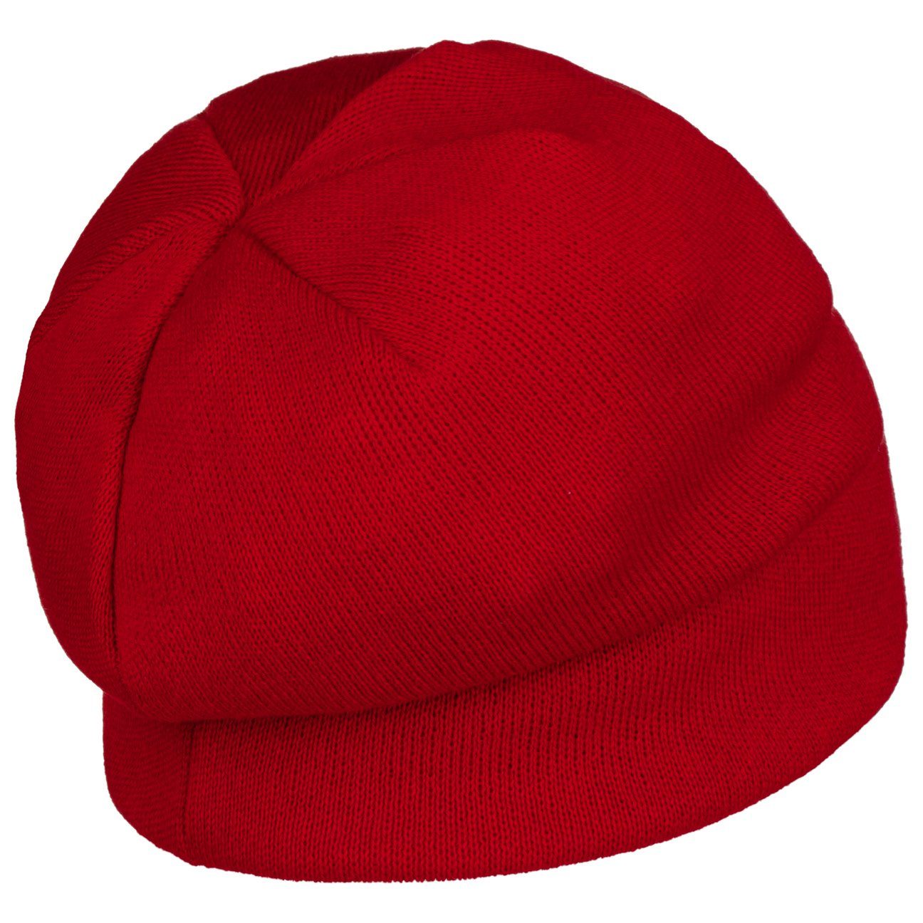 Wollmütze Made mit Eisbär in (1-St) Austria Beanie Futter, rot