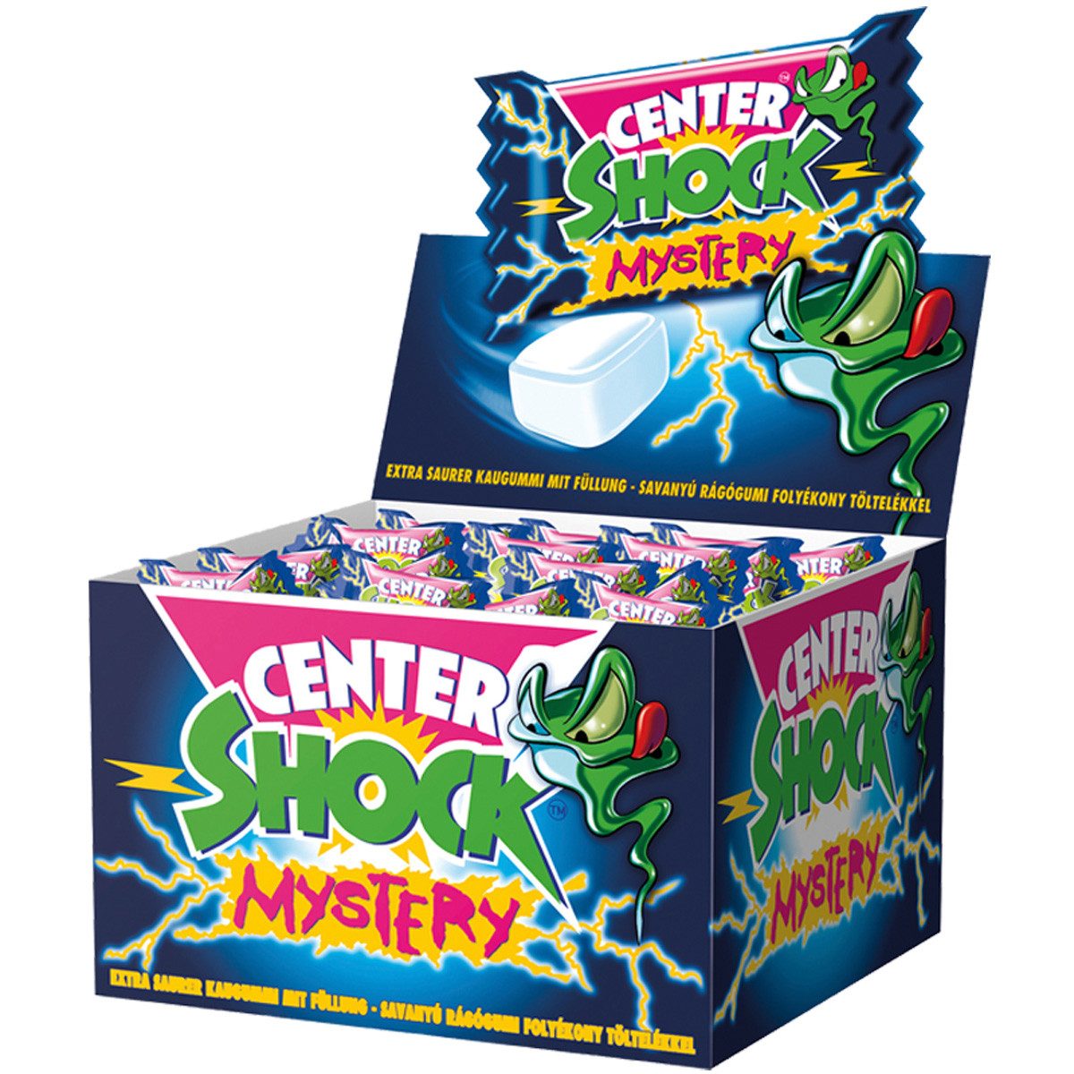 CENTER SHOCK Süßigkeit, Center Shock Mystery Mix extra saures köstliches Kaugummi 400g