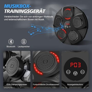 autolock Trainingsanzug Musik-Boxmaschine,Wandhalterung für Boxtrainingsausrüstung, Smart Elektronische für Zuhause,Fokus Agility Training für Kinder