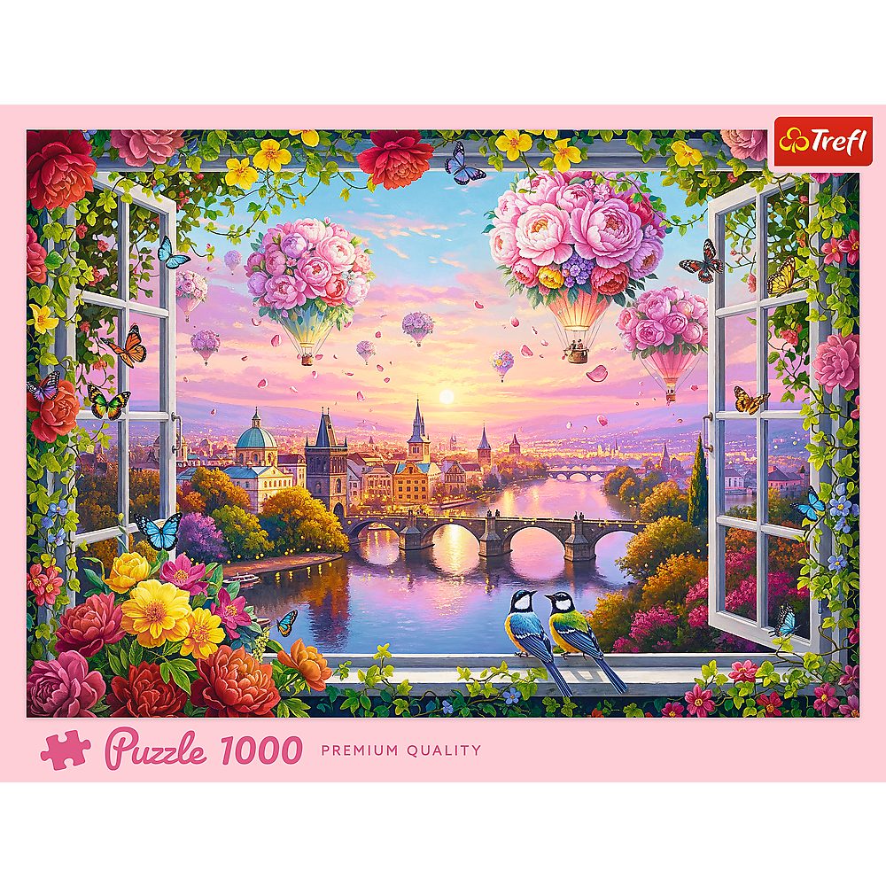 Trefl Puzzle Trefl, Liebe liegt in der Luft, 1000 Teile Puzzle, 1000 Puzzleteile