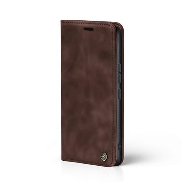 Tec-Expert Handyhülle Tasche Hülle für Xiaomi Redmi Note 10, Cover Klapphülle Case mit Kartenfach Fliphülle aufstellbar