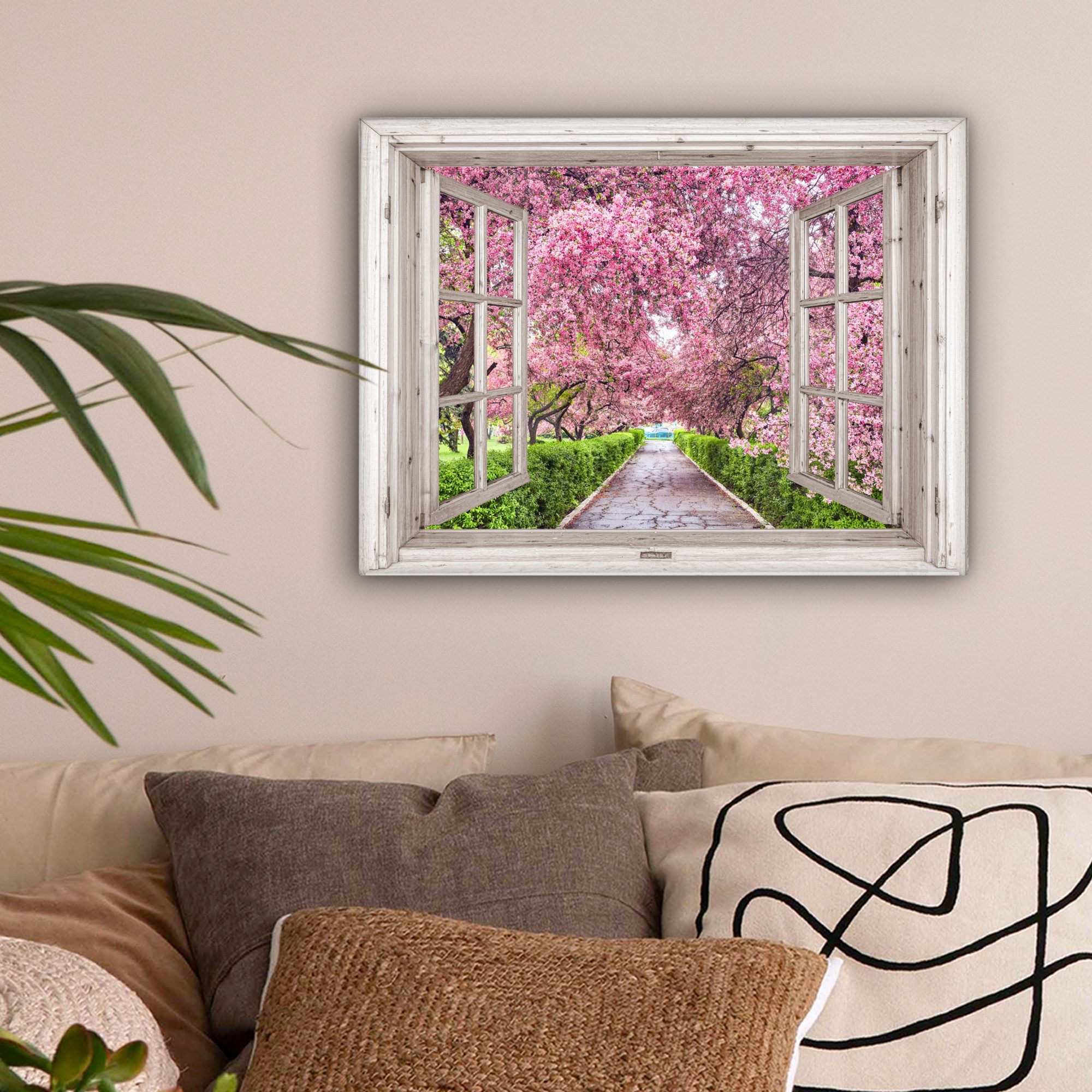 OneMillionCanvasses® Leinwandbild Japanisch - Sakura - günstig online kaufen