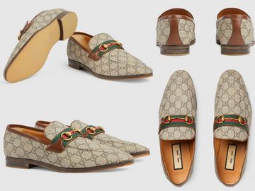 GUCCI GUCCI Paride Horsebit Loafers Monogram Sneakers Schuhe Mocassin Slippe Sneaker