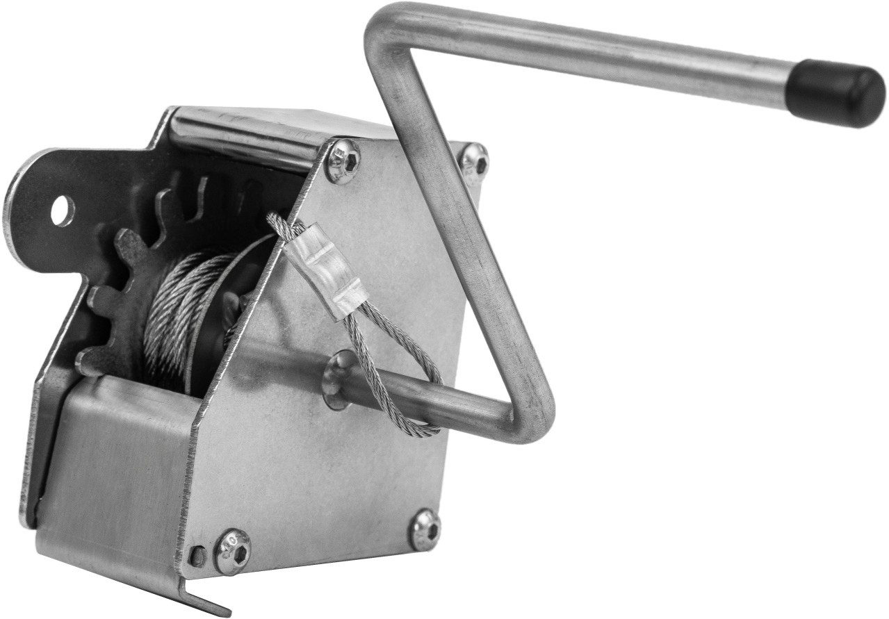 Schneider Grill Holzkohlegrill Schneider Kurbel 3 m Edelstahl für max.