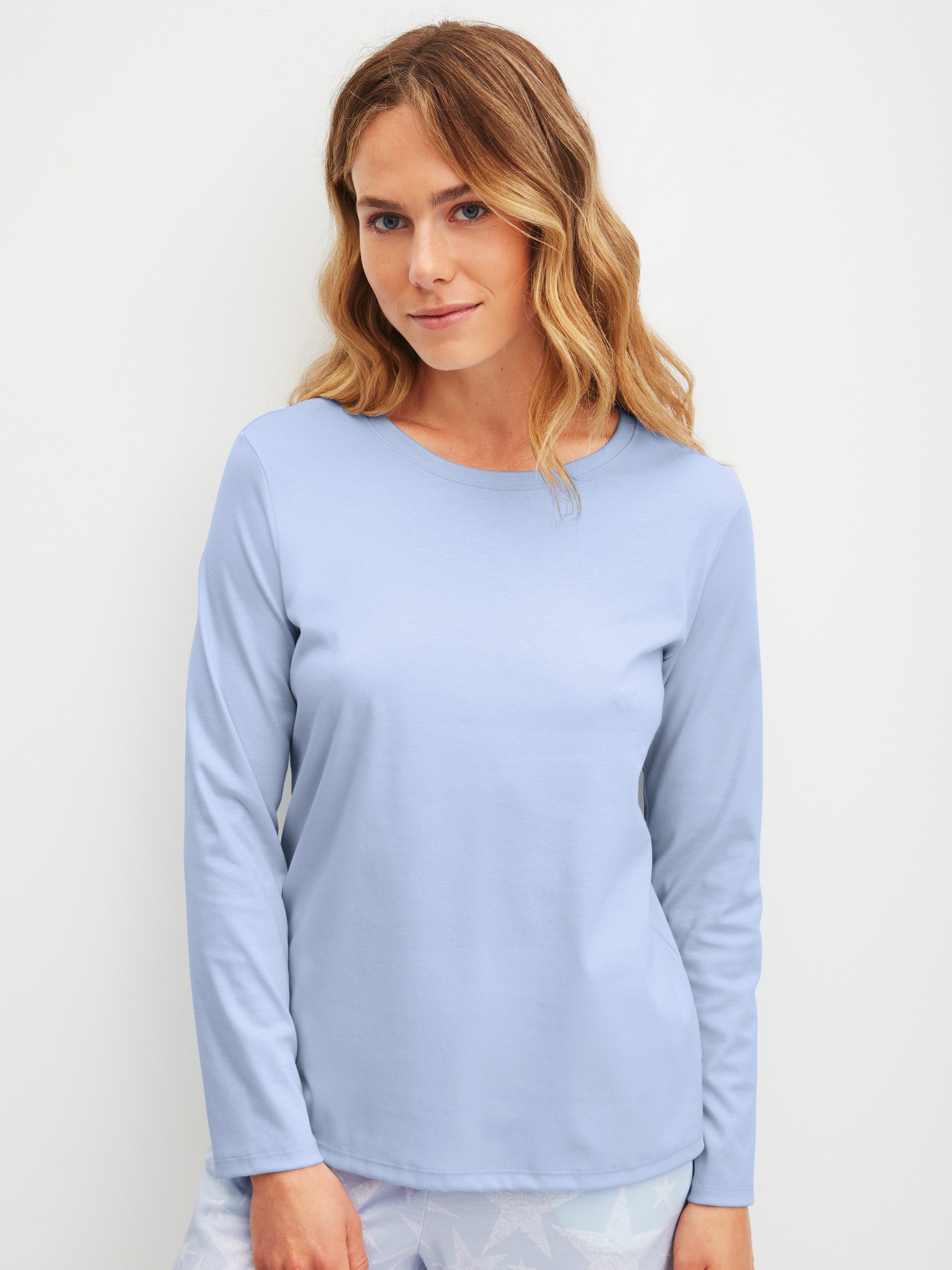 CALIDA Langarmshirt Favourites Cosy Damen (1-tlg) aus Baumwolle, pflegeleic günstig online kaufen