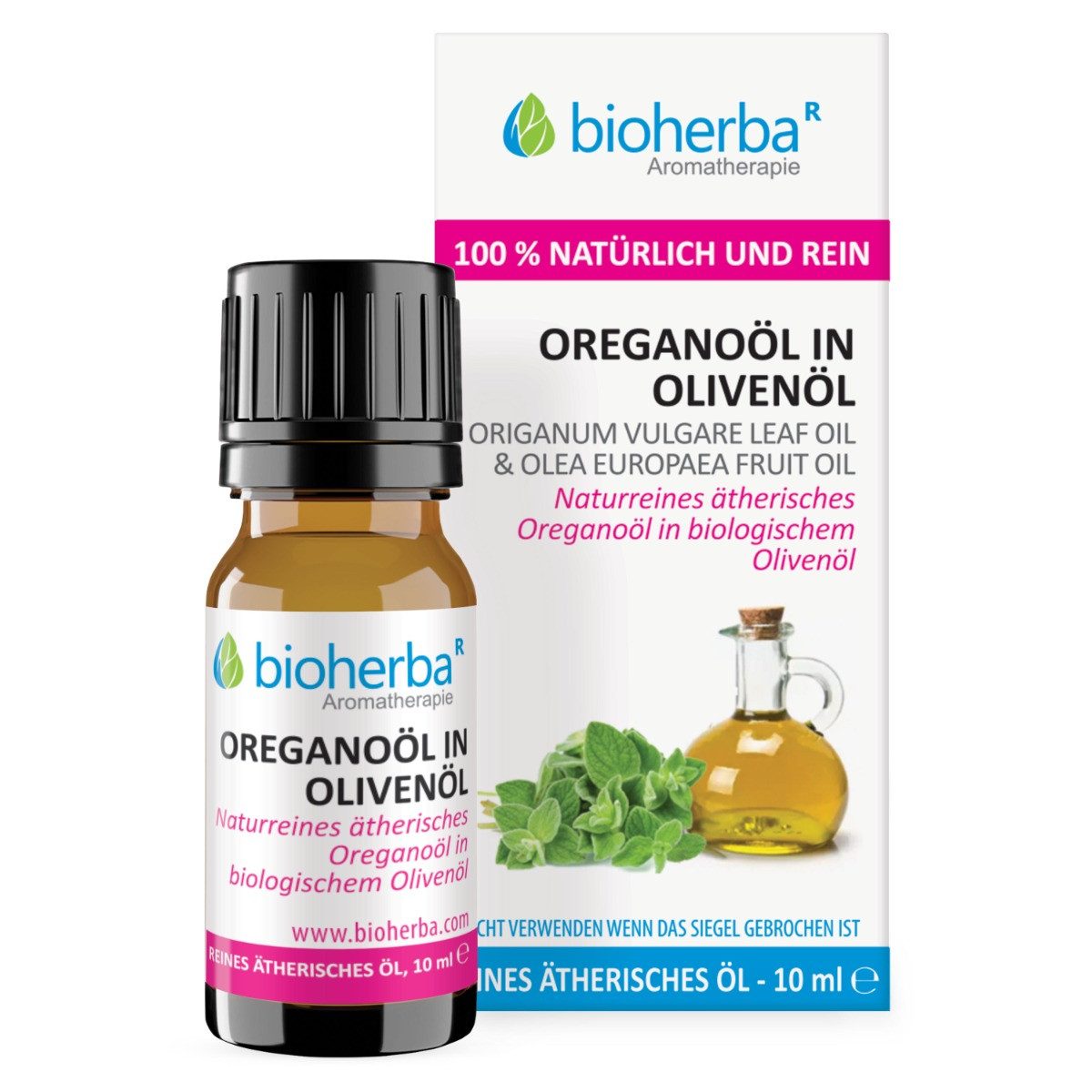 BIOHERBA R Pflege-Set Bioherba Oreganoöl in Olivenöl Origanum Vulgare & Olea Europaea 10 ml