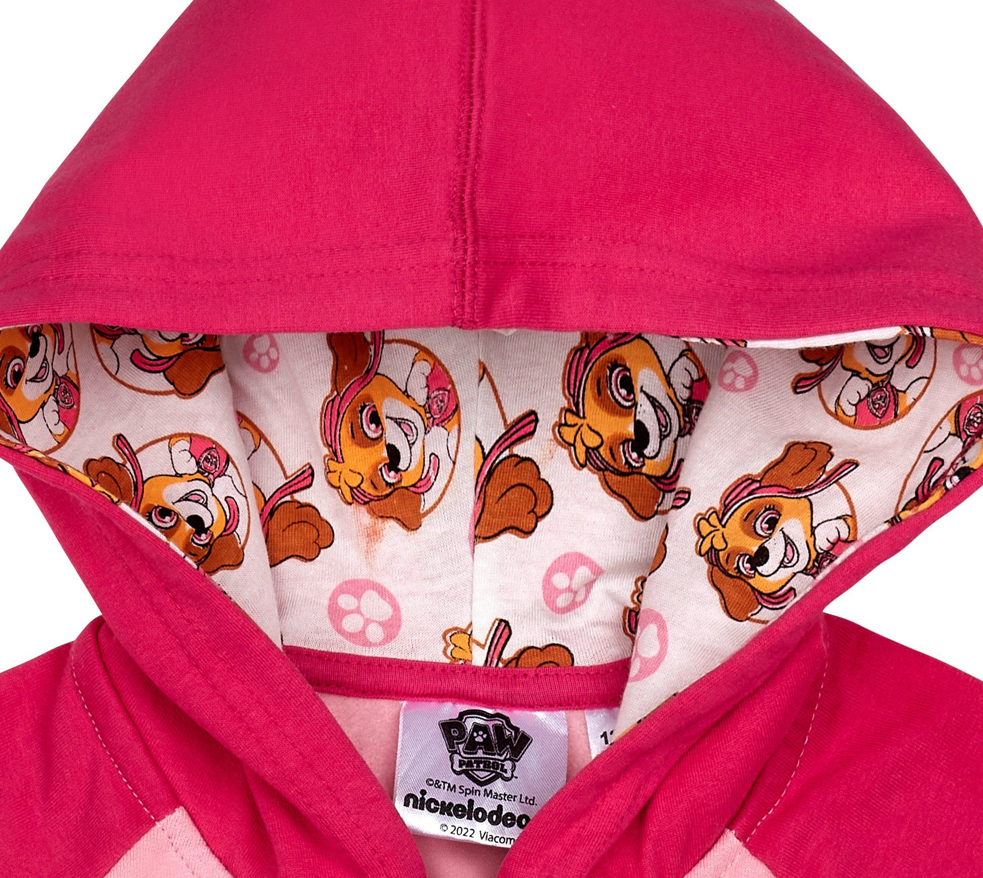 PAW PATROL Kapuzensweatjacke Paw Patrol Sweatjacke mit Kapuze