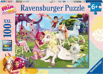 Ravensburger Puzzle Wahre Einhorn-Freundschaft, 100 Puzzleteile, Made in Germany; FSC®- schützt Wald - weltweit