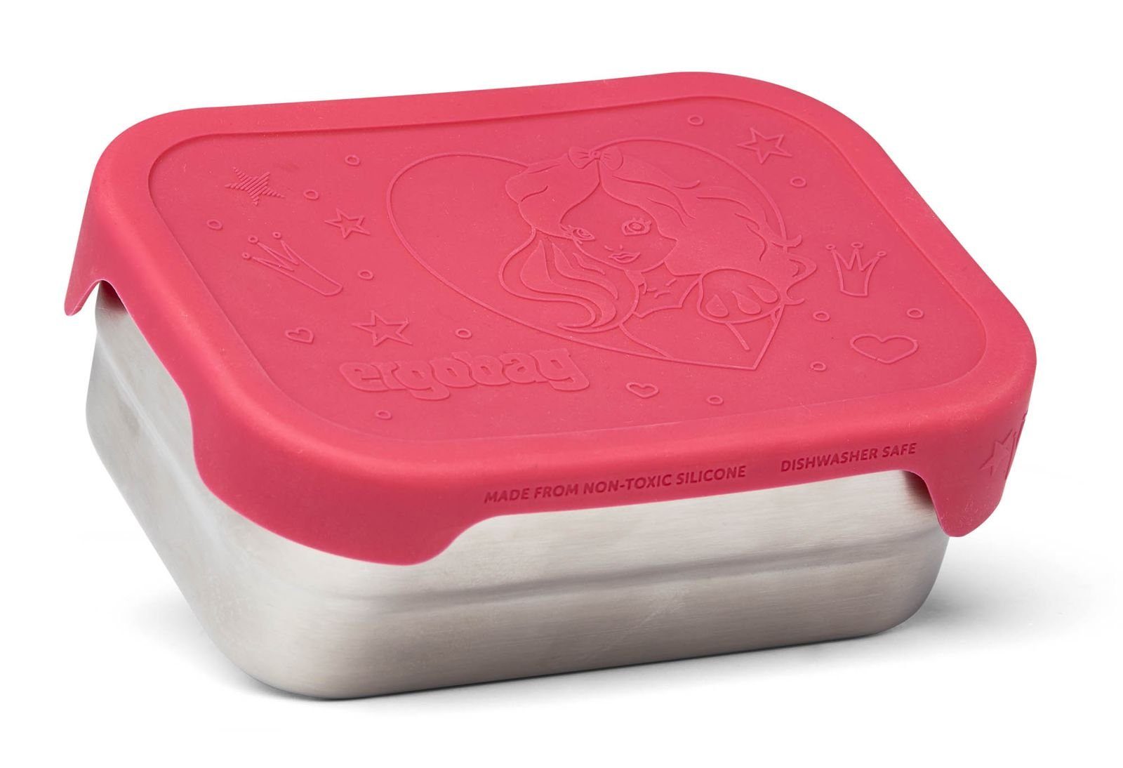 ergobag Lunchbox Edelstahl-Brotdose, 100% Metall, (Set, 2-tlg)