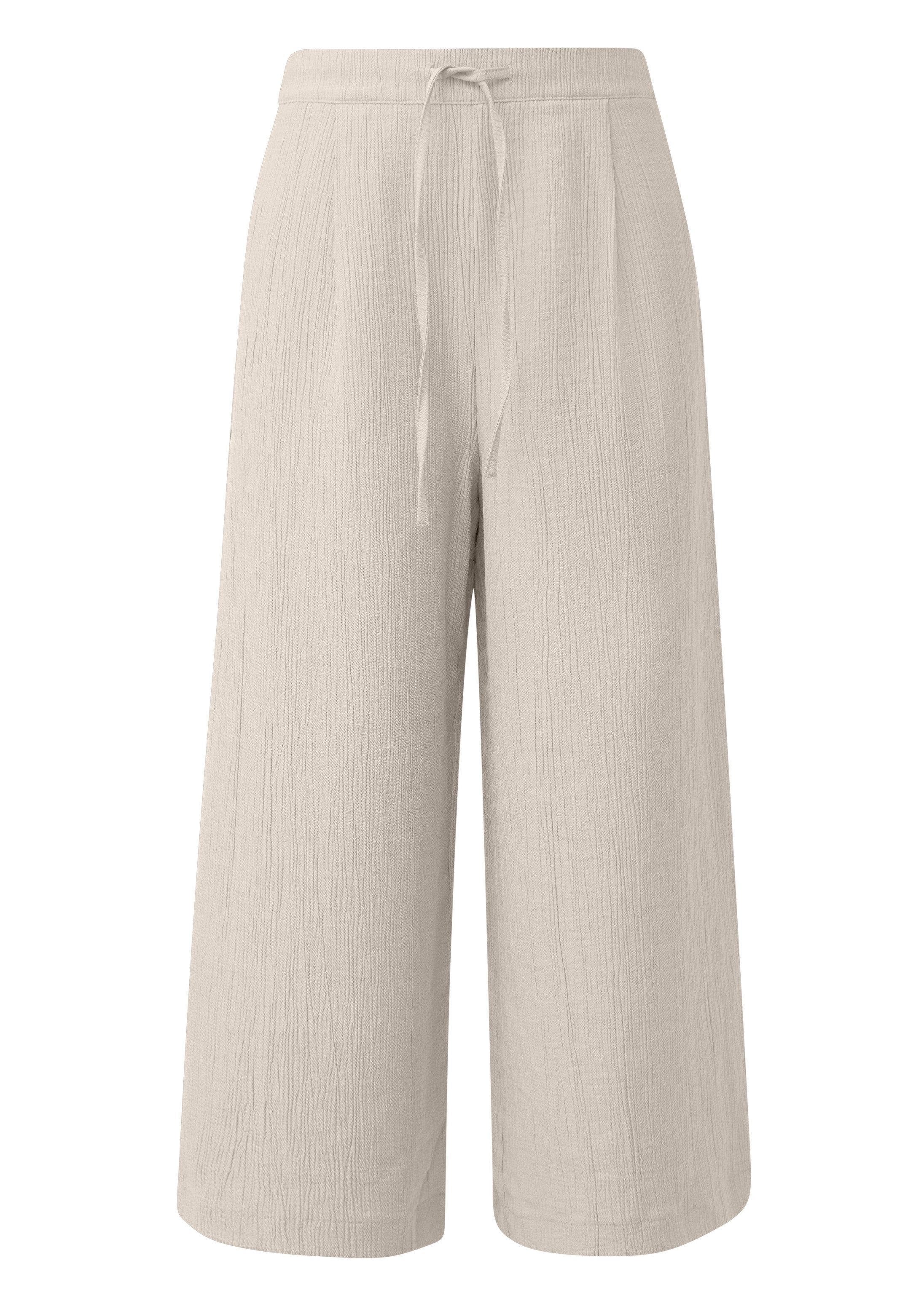QS Culotte Hose Strukturierte Culotte