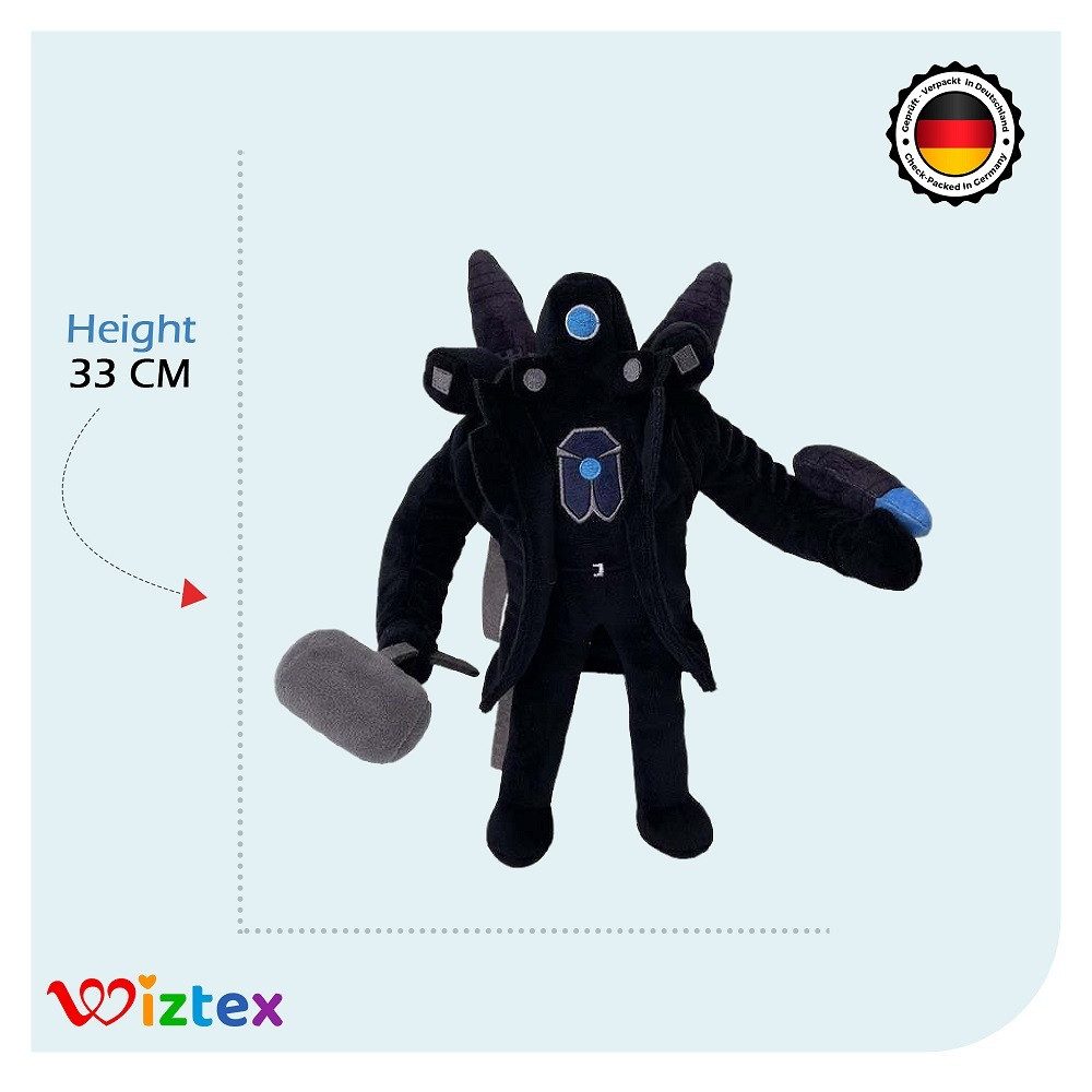 Wiztex Kuscheltier Skibidi Titan Cameraman Plüschfigur günstig online kaufen