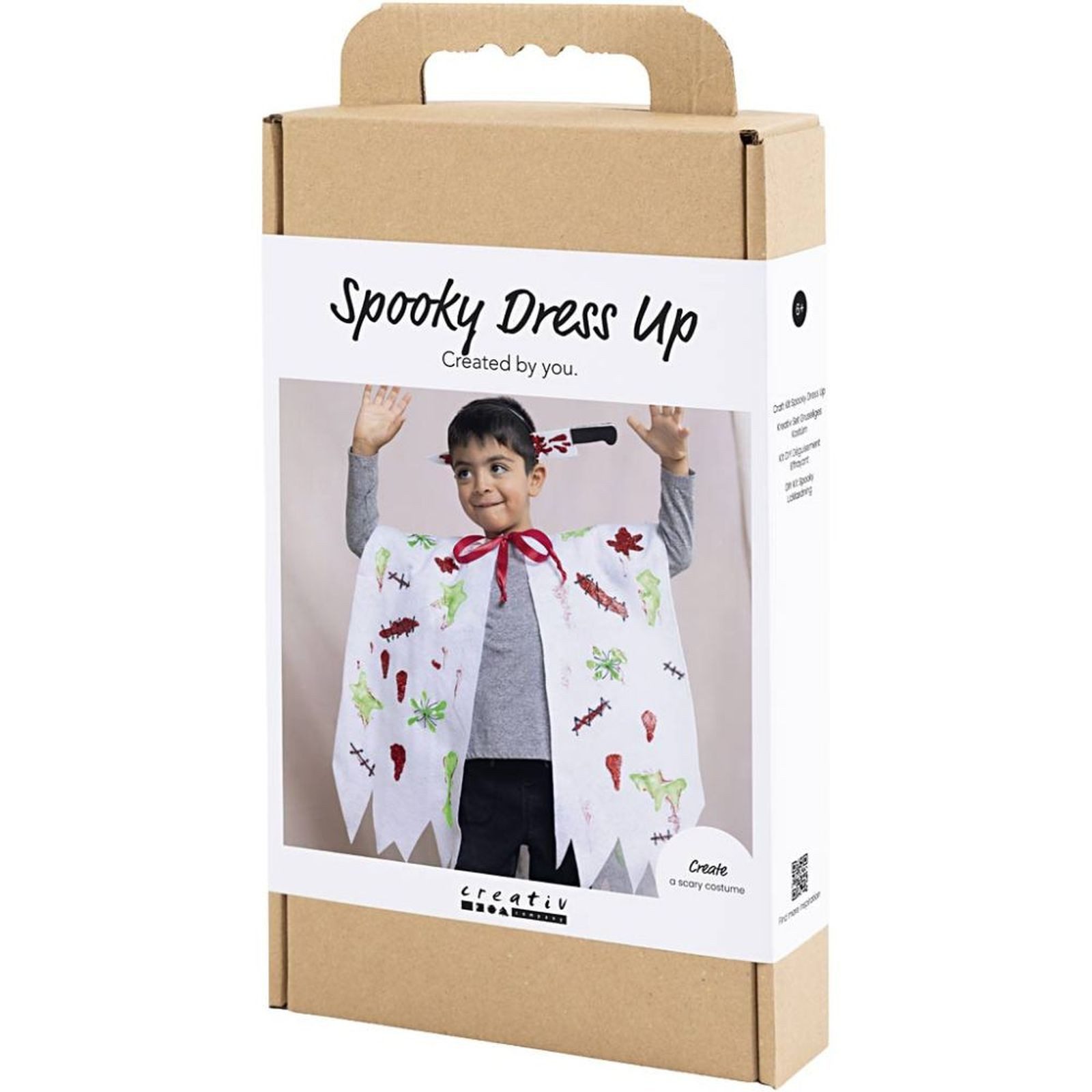 creativ company Kreativset Gruseliges Kostüm, (1-tlg), Halloween-Kostüm