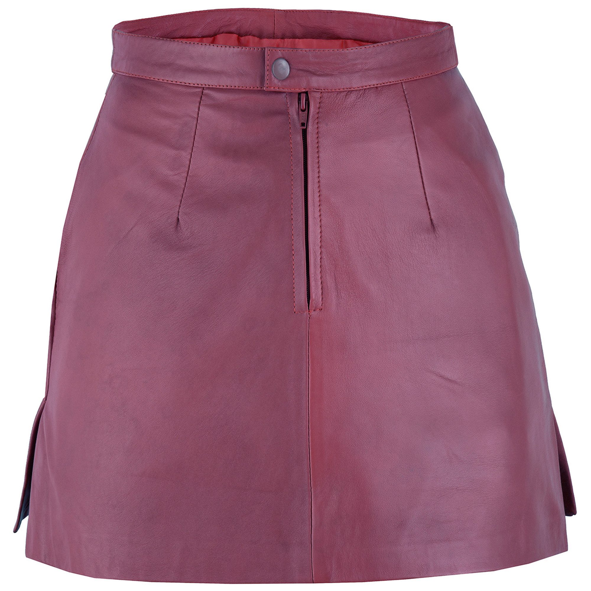 German Wear Lederrock Trend451R Mini Mini Lederrock echtes Leder schwarz günstig online kaufen