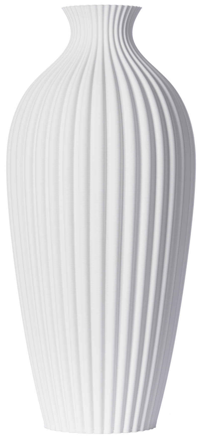 3D Vase Dekovase Saskia XL 38cm Nachhaltige Deko Vase Pampasgras Trockenblumen, Bodenvase