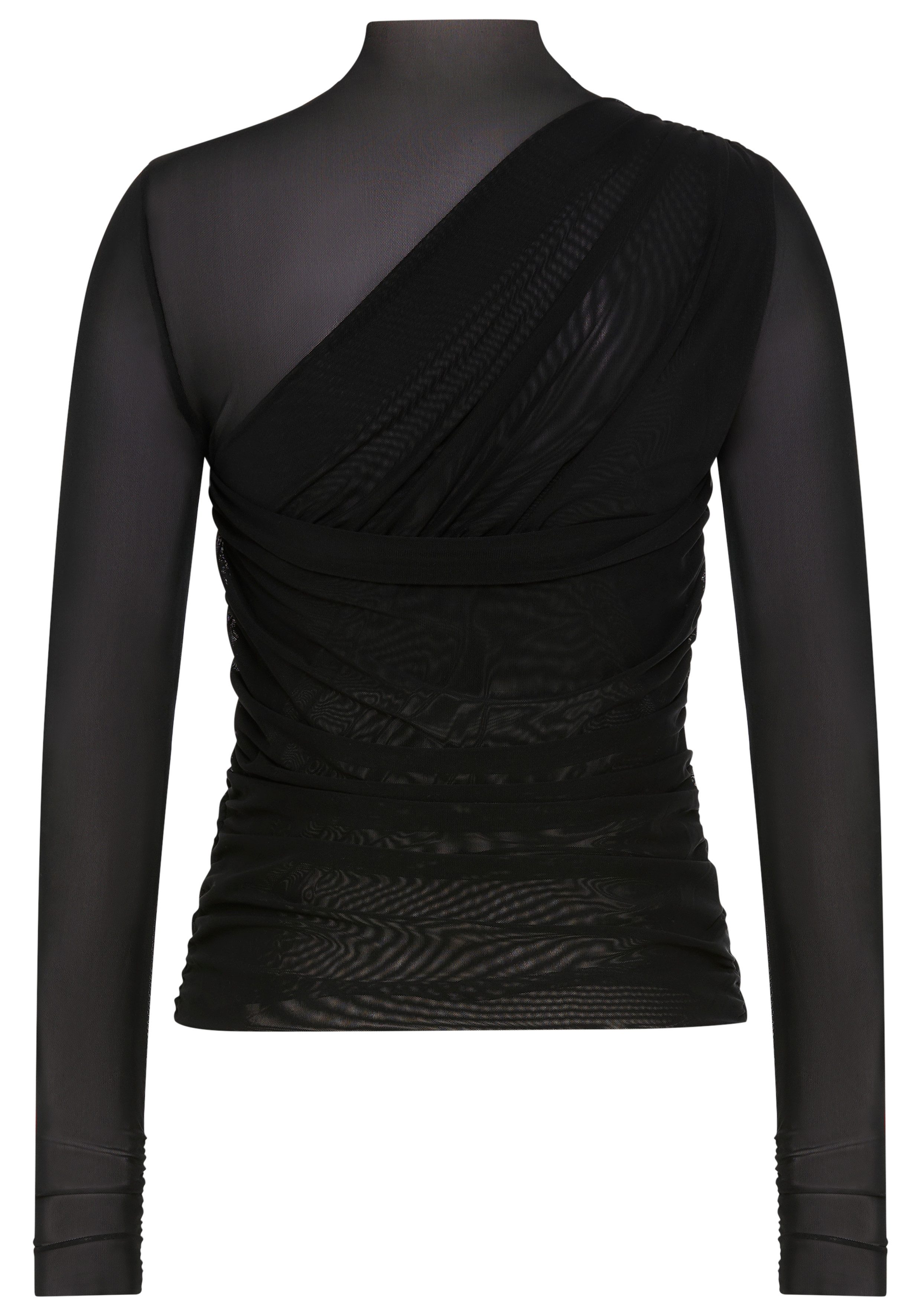 BOSS ORANGE Langarmshirt Etulah Premium Damenmode aus Mesh, Slim Fit günstig online kaufen