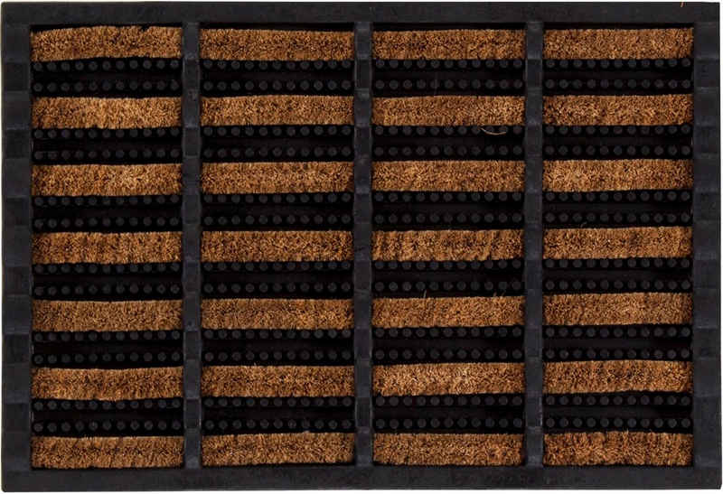 Fußmatte »Robusta«, Andiamo, rechteckig, Höhe 30 mm, Schmutzfangmatte, mit Bürsten aus Kokos, In- und Outdoor geeignet