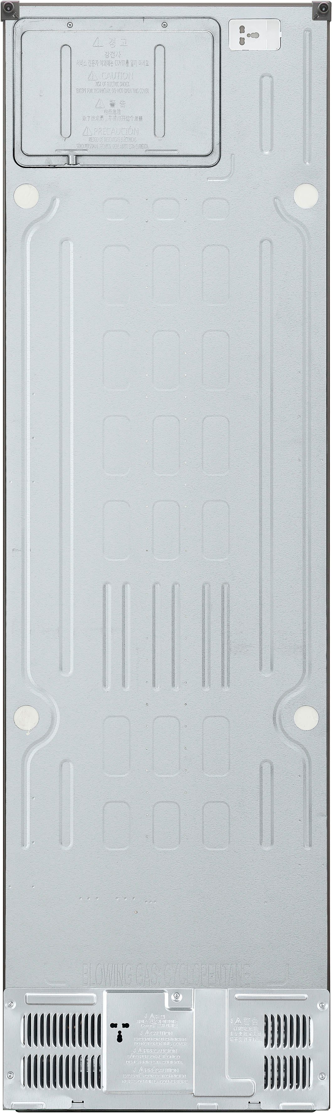 LG Kühl-/Gefrierkombination GBB92STABP, 203 cm cm breit hoch, 59,5 edelstahl